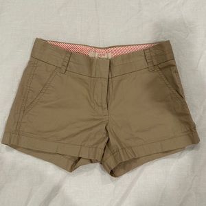 J. Crew Khaki Chino Shorts